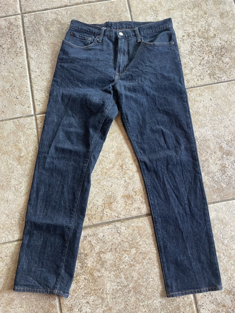 GAP Men's Straight Jeans - Indigo Blue